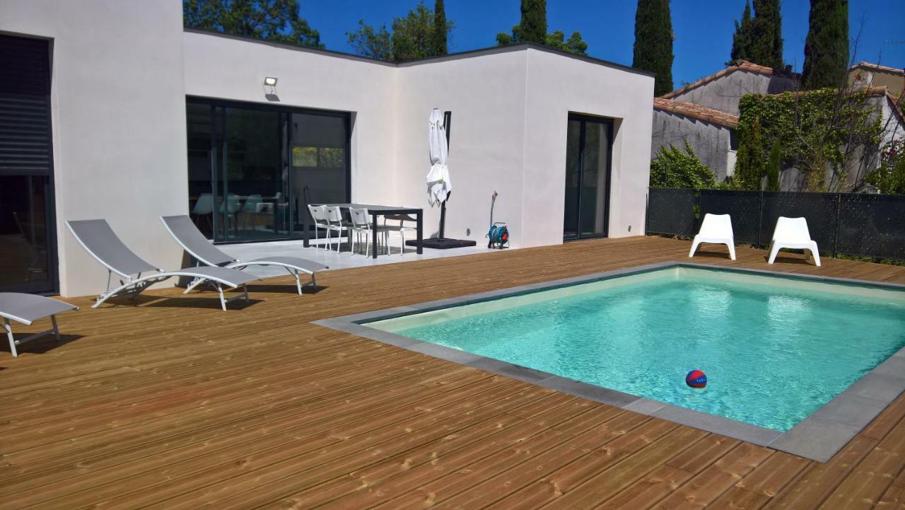 Villa Piscine Sud France Verzeille 外观 照片